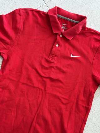 Camiseta Polo Nike Roja