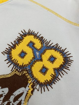 Camiseta manga larga KELME azul y amarilla