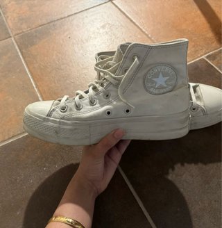 Zapatillas Converse Blancas Plataforma Muy buenas