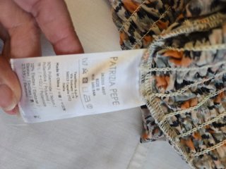 Vestido engomado Patrizia Pepe Talla 36