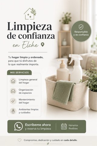 Servicio de limpieza en Elche