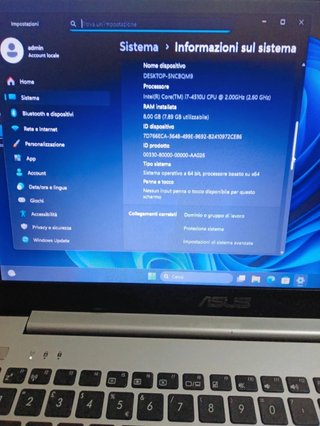 Portátil ASUS i7