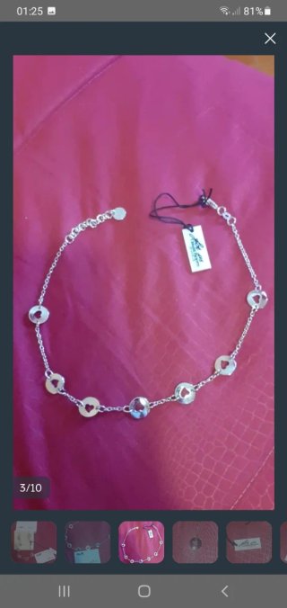 Collana donna Cesare Paciotti in acciaio