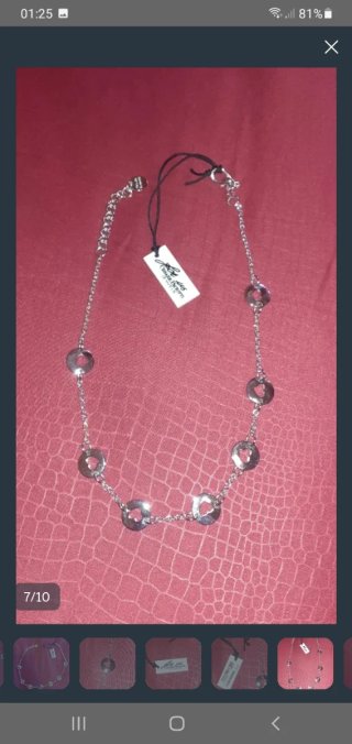 Collana donna Cesare Paciotti in acciaio
