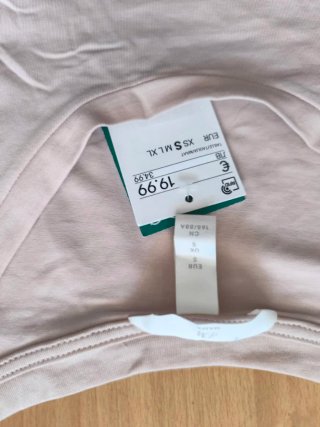 Lote 2 Camisetas Premamá H&M Talla M Nuevas