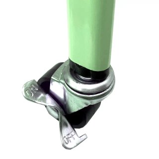 Carrito Auxiliar Verde 3 Niveles con Ruedas