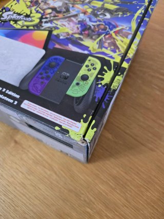 Scatola Nintendo Switch OLED Splatoon 3