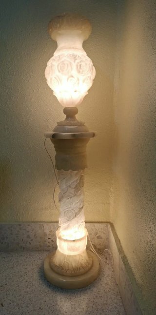 2 Vasi e 2 Colonne in Alabastro