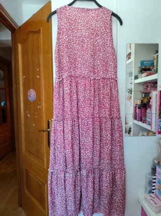 Vestido largo floral Pull&Bear Talla S/M