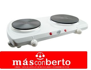 Cocina eléctrica 2 fuegos 2500W LH1438