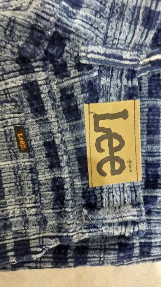 Pantalones Lee de cuadros azules