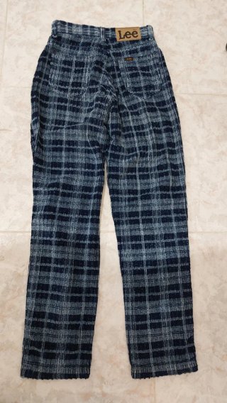Pantalones Lee de cuadros azules