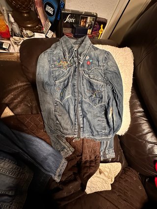Lote 6 giacche in denim di varie marche Taglia S