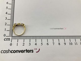 anillo oro 18k con piedra