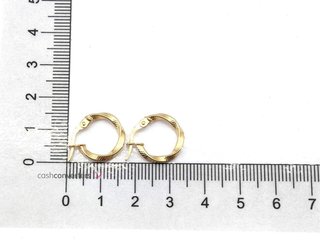 argollas oro 18k