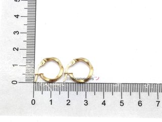 argollas oro 18k