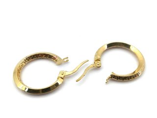 argollas oro 18k