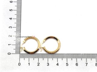 argollas oro 18k