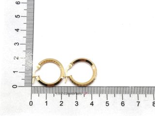 argollas oro 18k