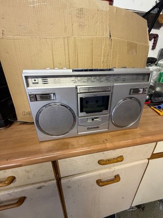 Radio Cassette Panasonic Años 80
