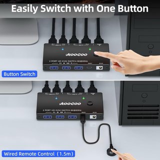 NUEVO! Conmutador KVM HDMI 2.1 8K 60Hz