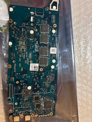placa base de ordenador portátil Dell.