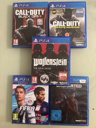 Lote 5 juegos PS4 (PlayStation 4)