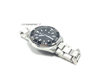 reloj pulsera premium unisex tag heuer aquaracer 300m cuarzo 45mm (way101a)