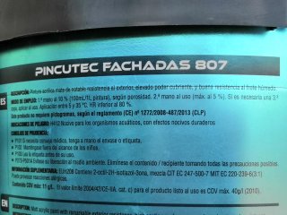 Pincutec fachadas Rugopin 600 blanco rugoso 14L