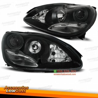 FAROS MB CLASE S W220 98-02 LUPA FONDO NEGRO