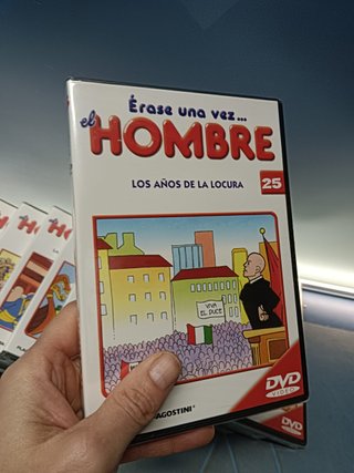 DVD, Erase una vez el hombre incompleta,14 dvds, en buen estado (Serie de TV)