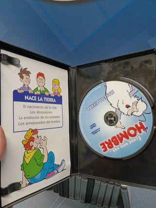 DVD, Erase una vez el hombre incompleta,14 dvds, en buen estado (Serie de TV)