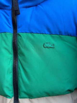 Abrigo Lacoste Original Colorblock