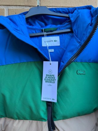 Abrigo Lacoste Original Colorblock