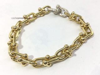 pulsera oro 18k con circonita
