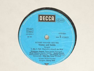CAJA CON 5 DISCOS DE VINILO - TRISTAN E ISOLDA