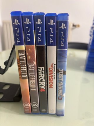 Lote 5 Juegos PS4: Battlefield, Far Cry, Just Caus