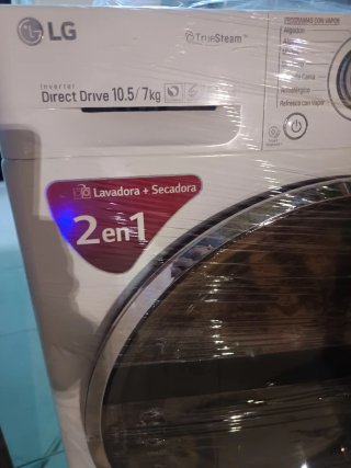 Lavadora y Secadora LG 10.5/7kg