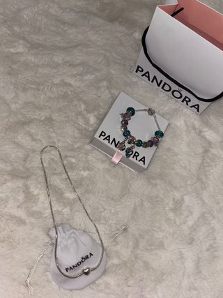 Conjunto Pandora Colar e Pulseira