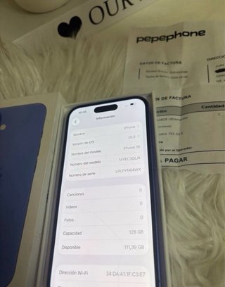 iPhone 16 128GB Azul “4 Ciclos”