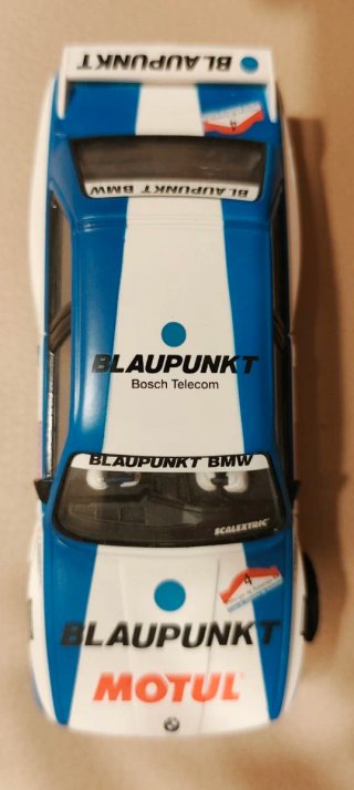 Scalextric BMW M3 Blaupunkt Coche Slot