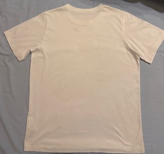 T-shirt Nike bianca stampa campeggio