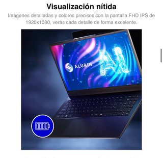 Portátil ALURIN Negro/Azul
