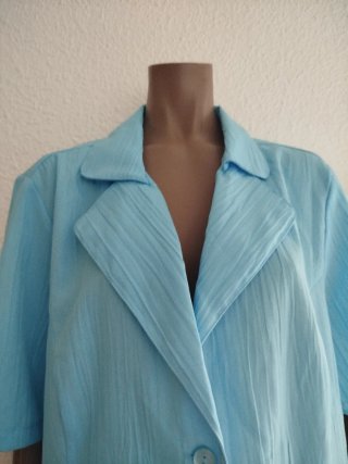 Blusa vintage azul talla 3xl