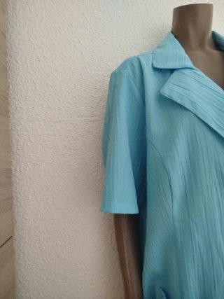 Blusa vintage azul talla 3xl