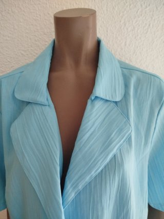 Blusa vintage azul talla 3xl