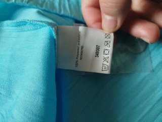 Blusa vintage azul talla 3xl