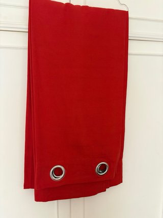 Tende IKEA arancione bruciato cotone