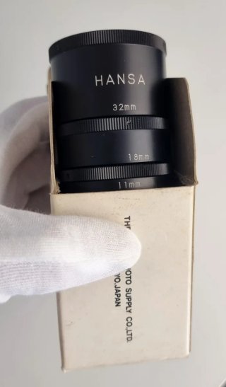 Tubos de extensión HANSA M42 MACRO _Vintage_ CAJA