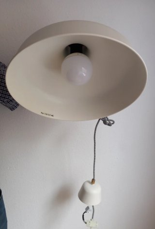 Lámpara de techo IKEA RANARP blanca